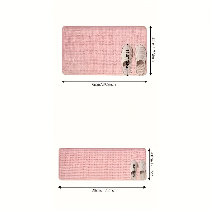 1pc, Anti-slip Absorbent Bath Mat, Bathroom Carpet, Quick-drying Anti-slip Floor Mat, Machine Washable Fade-resistant Comfortable Carpet, Suitable for Shower Room, Bathroom, Bathtub, Hotel Bathroom, Room Decoration, Home Decoration, Father's Day Gift