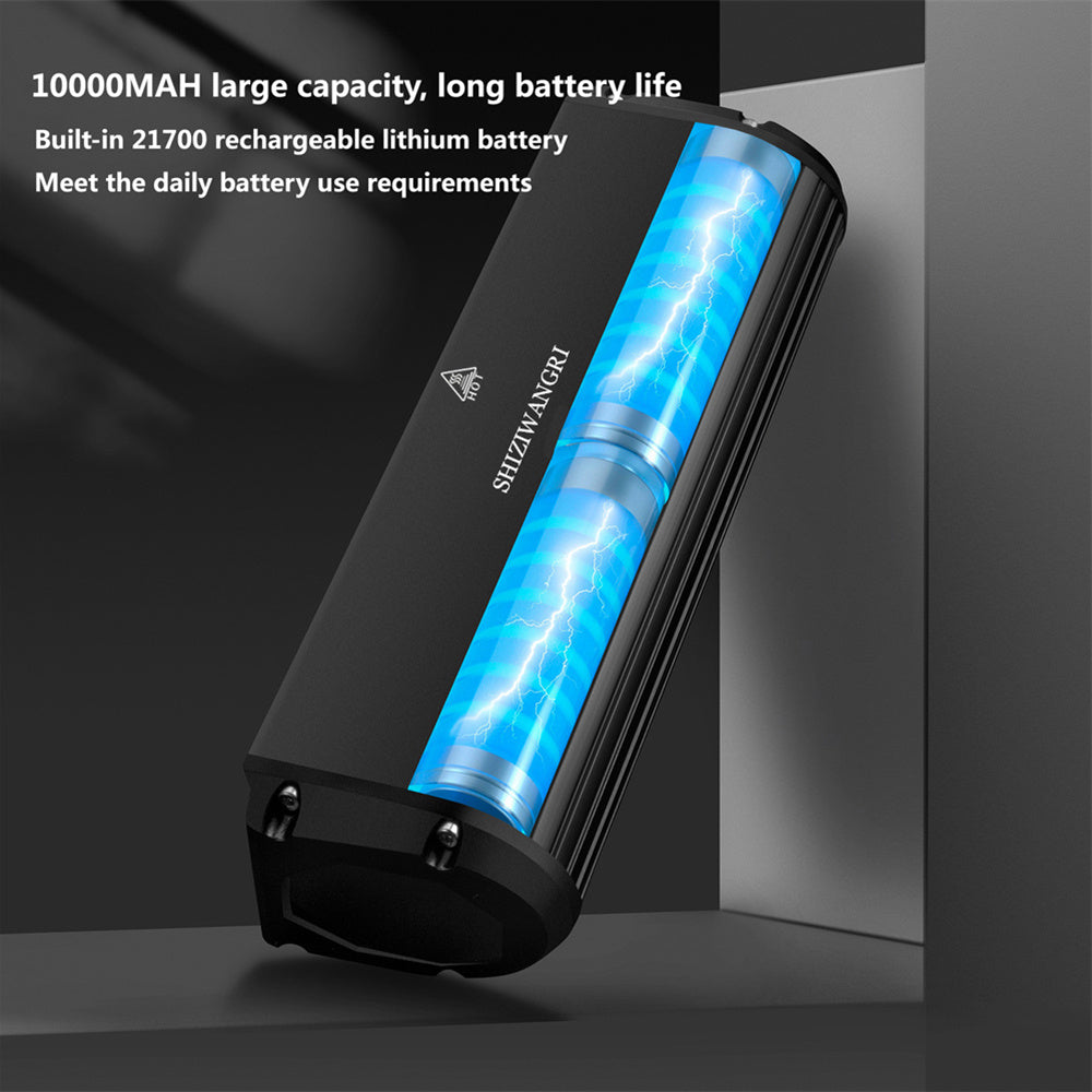 Bicycle LED Headlight - USB Rechargeable, 16x16 LED Front Bike Light, Aluminum Alloy, Non-Waterproof, Bright White Illumination, Handlebar Holder, Cycling Accessories, Cycling Light|Sleek Headlamp|Aluminum Alloy Body
