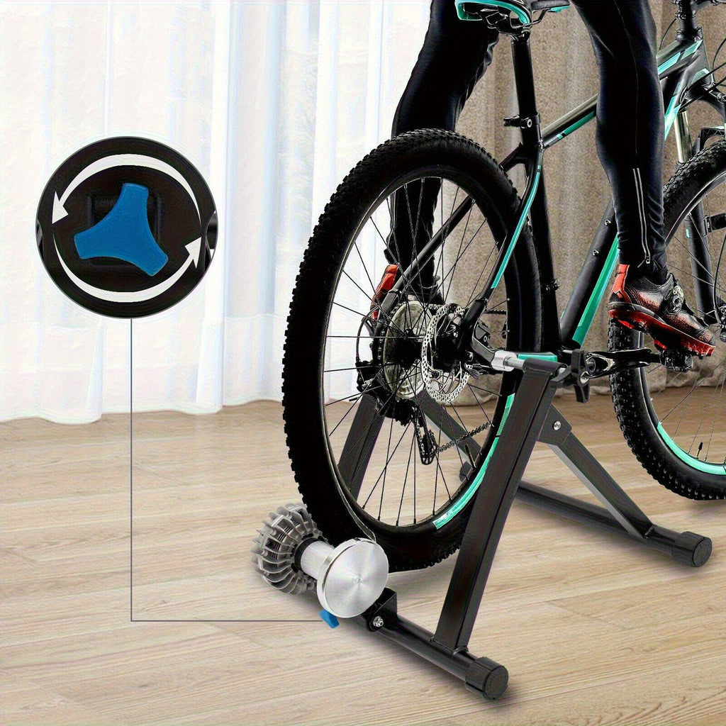 Black Mountain Bike for All 8 Scenes and 7 Festivals - Magnetic Disc Design, Foldable M-Frame Frame, 26-inch Wheel Diameter, 25.98-29.13inch Size, Lightweight and Durable, Suitable for Commuting, Cycling, and Racing