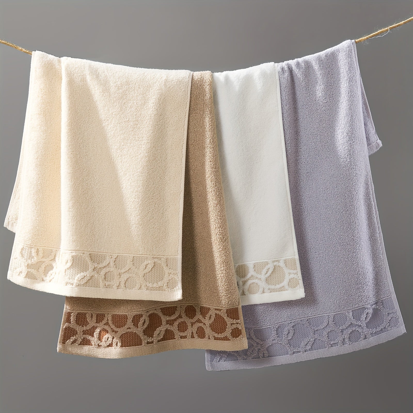 8pcs Cotton Hand Towel Set, Soft Highly, Absorbent for Bathroom Hotel Spa Gym Beauty 13 in* 29in