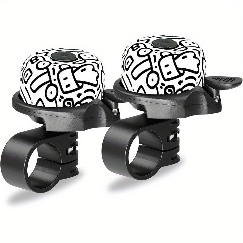 Welcome CSTZdef shopBike Bell 2 Pack Classic Bicycle Bell Loud Crisp Clear Sound Bicycle Bike Bell for s Road Bike Electric Bike Cruiser Bike Mountain Bike Bell Accories GraffitiIf you have any questions you can chat with us privately