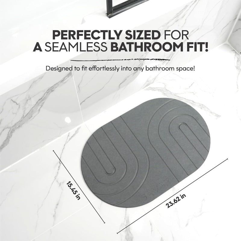 Natural Diatomite Stone Bath Mat Extra Large 24\