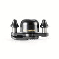 ROCKBROS Mini Cycling Road Bike Bell - Dual Bell Hammers Design, Black Copper Finish, Ergonomic Handlebar Mount for Enhanced Safety & Control, Cycling Accessories, Bike Handlebar Accessory, Sleek Metallic Bell, Durable Construction