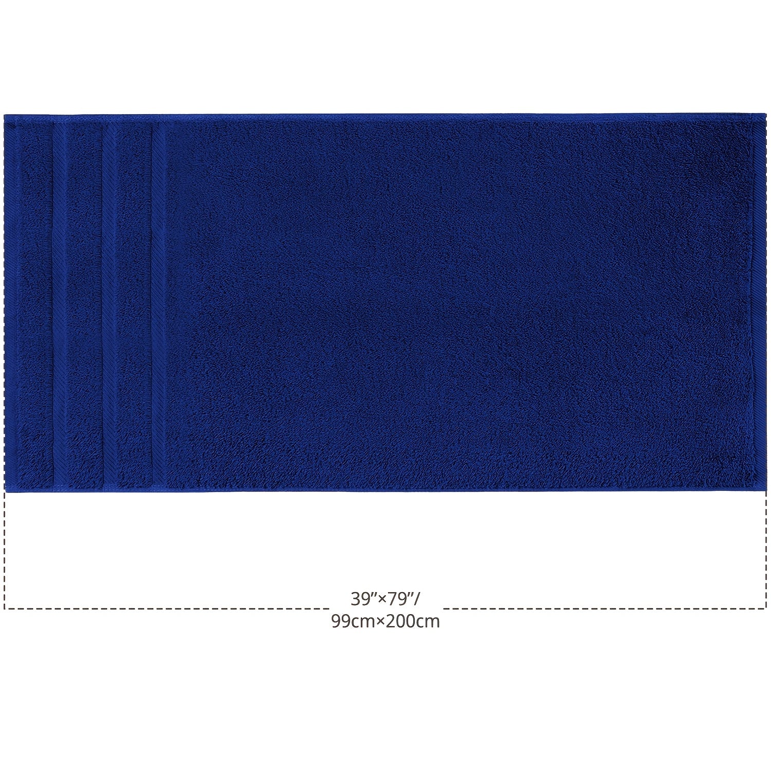 100% Cotton Premium Bath Sheets – 650 GSM (39x79 Inches) Highly Absorbent And Quick Dry Extra Large Luxury Bath Towels – Super Soft Towels For Bathroom, Hotel, White Pack Of 1