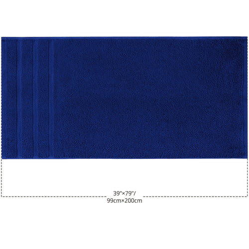 100% Cotton Premium Bath Sheets – 650 GSM (39x79 Inches) Highly Absorbent And Quick Dry Extra Large Luxury Bath Towels – Super Soft Towels For Bathroom, Hotel, White Pack Of 1