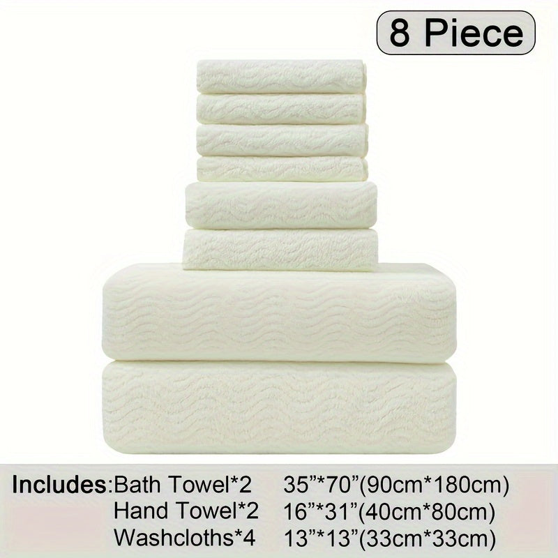 Oversized Bath Towels Set Ultra Soft Thick Fluffy Towel Highly Absorbent Quick Dry Bathroom Towel For Bathroom Hotel Home Essentials Microfiber Bath Towel Set Perfect Bathroom Supplies