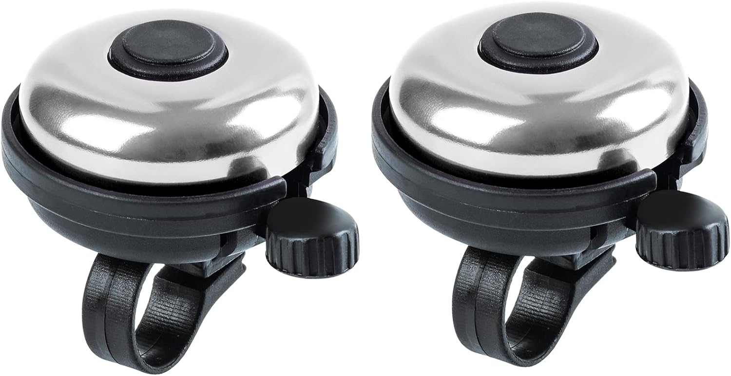Classic Bike Bell, Aluminum Bicycle Bell, Loud Crisp Clear Sound Bicycle Bike Bell for Adults Kids