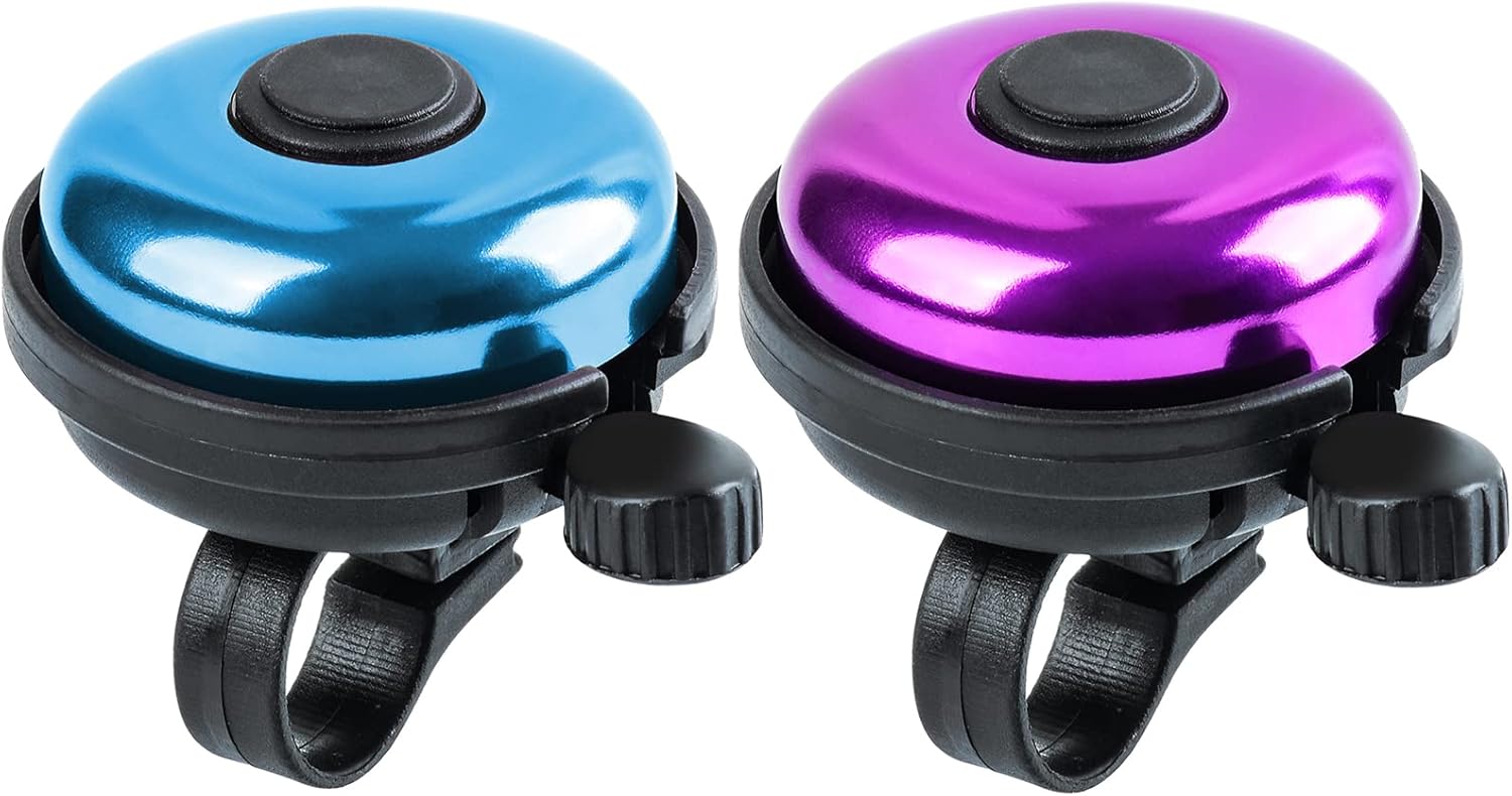 Classic Bike Bell, Aluminum Bicycle Bell, Loud Crisp Clear Sound Bicycle Bike Bell for Adults Kids