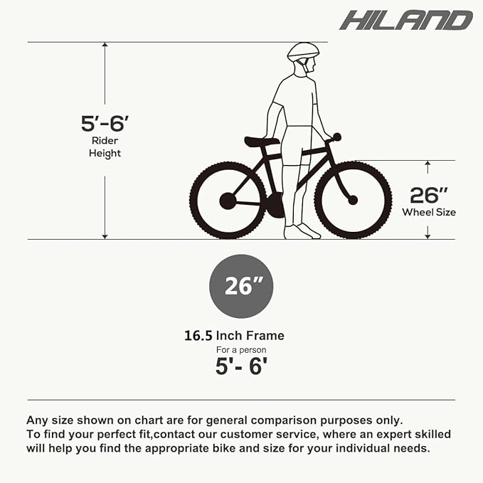 26 Inch Womens Mountain Bike, with Step-Through Frame, 21 Speeds, Suspension Fork MTB, Bicycle for Women Men Adult