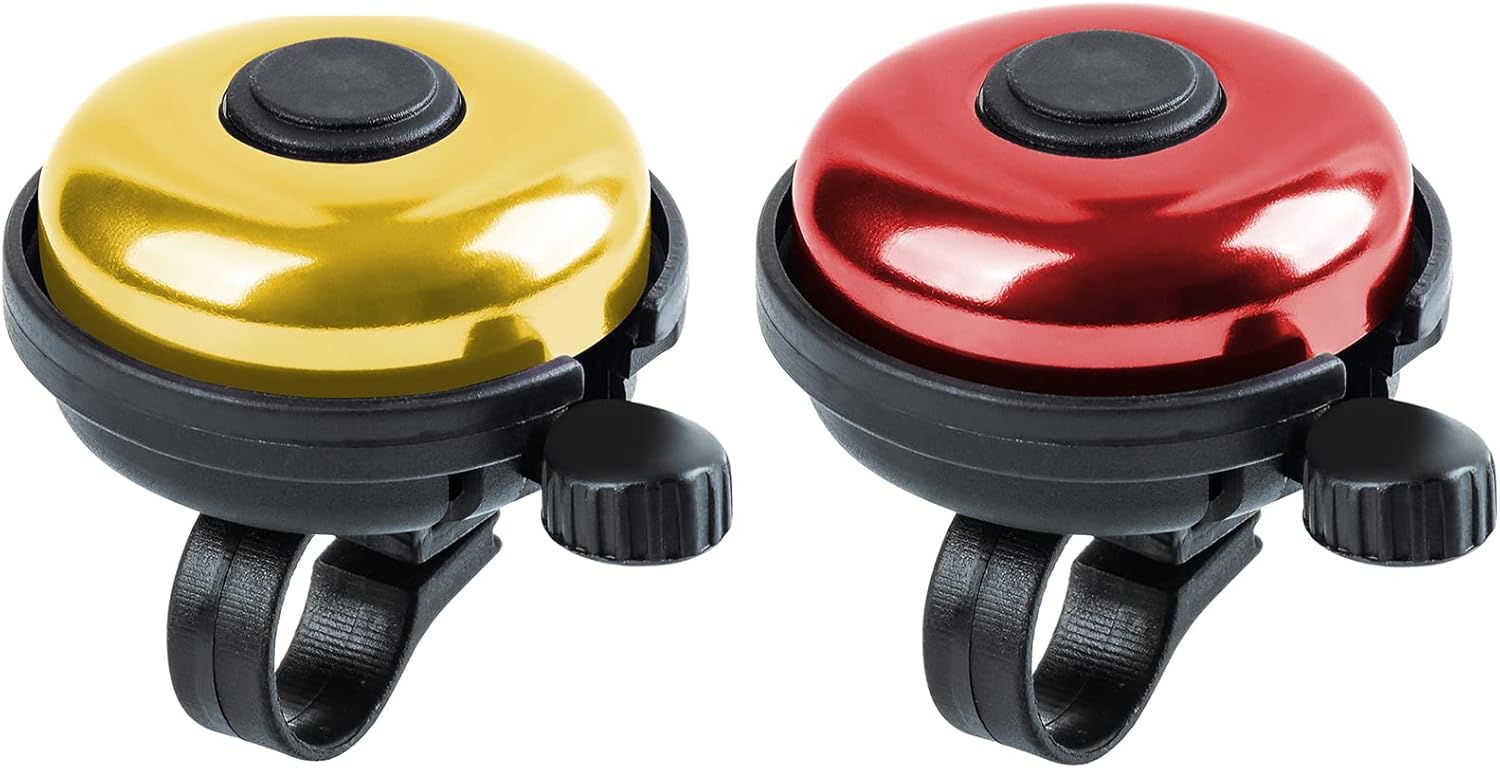 Classic Bike Bell, Aluminum Bicycle Bell, Loud Crisp Clear Sound Bicycle Bike Bell for Adults Kids
