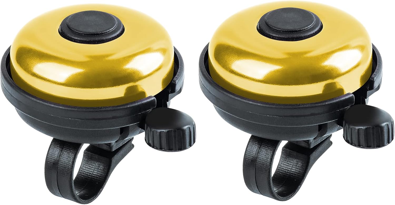 Classic Bike Bell, Aluminum Bicycle Bell, Loud Crisp Clear Sound Bicycle Bike Bell for Adults Kids