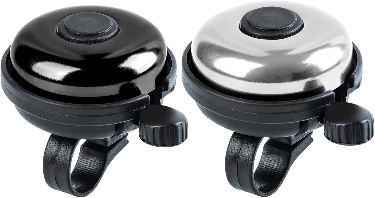 Classic Bike Bell, Aluminum Bicycle Bell, Loud Crisp Clear Sound Bicycle Bike Bell for Adults Kids