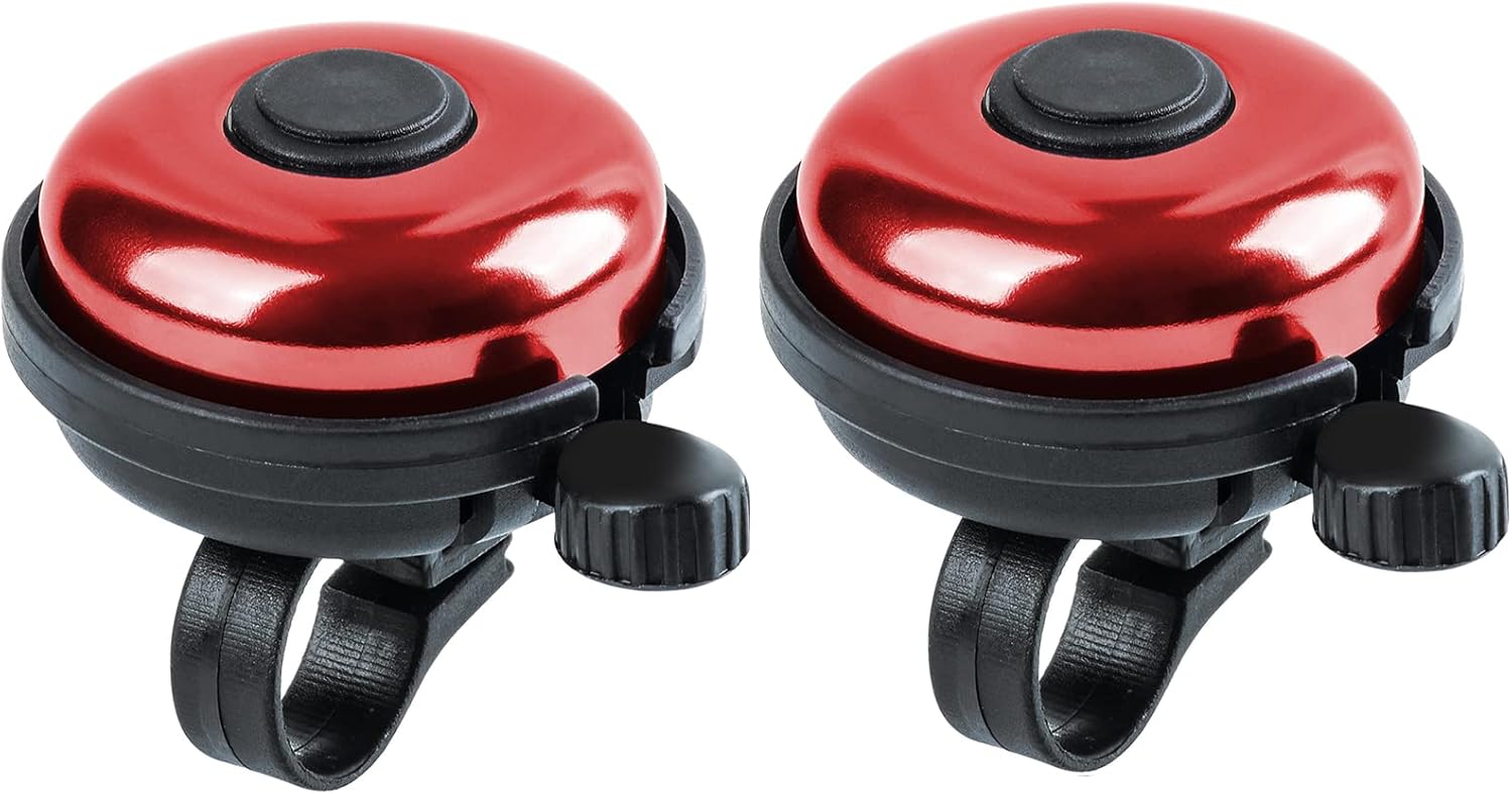 Classic Bike Bell, Aluminum Bicycle Bell, Loud Crisp Clear Sound Bicycle Bike Bell for Adults Kids