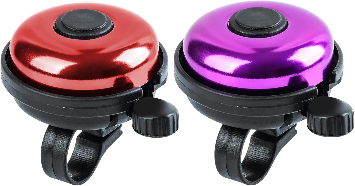 Classic Bike Bell, Aluminum Bicycle Bell, Loud Crisp Clear Sound Bicycle Bike Bell for Adults Kids