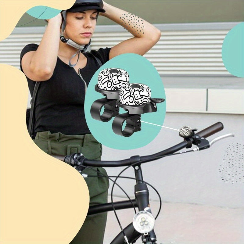 Welcome CSTZdef shopBike Bell 2 Pack Classic Bicycle Bell Loud Crisp Clear Sound Bicycle Bike Bell for s Road Bike Electric Bike Cruiser Bike Mountain Bike Bell Accories GraffitiIf you have any questions you can chat with us privately