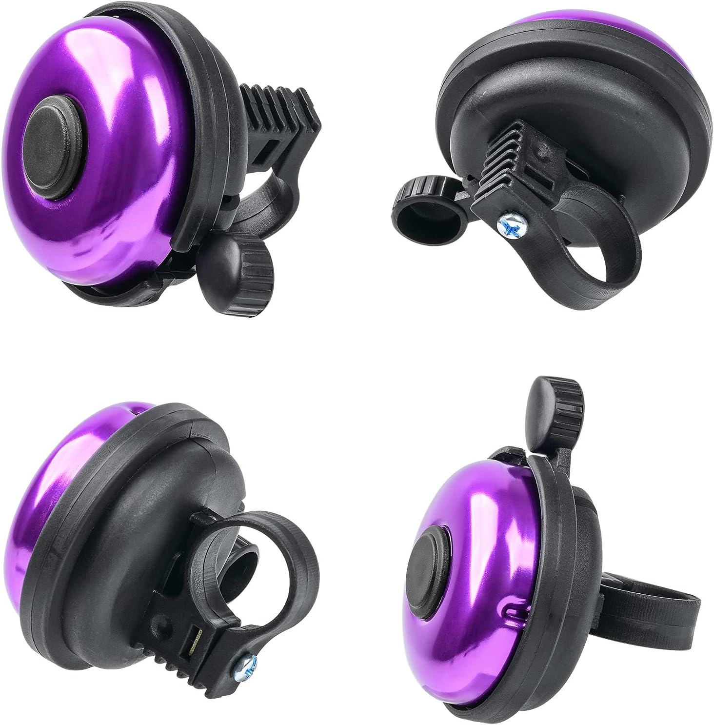 Classic Bike Bell, Aluminum Bicycle Bell, Loud Crisp Clear Sound Bicycle Bike Bell for Adults Kids