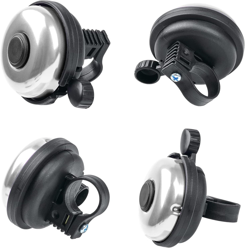Classic Bike Bell, Aluminum Bicycle Bell, Loud Crisp Clear Sound Bicycle Bike Bell for Adults Kids