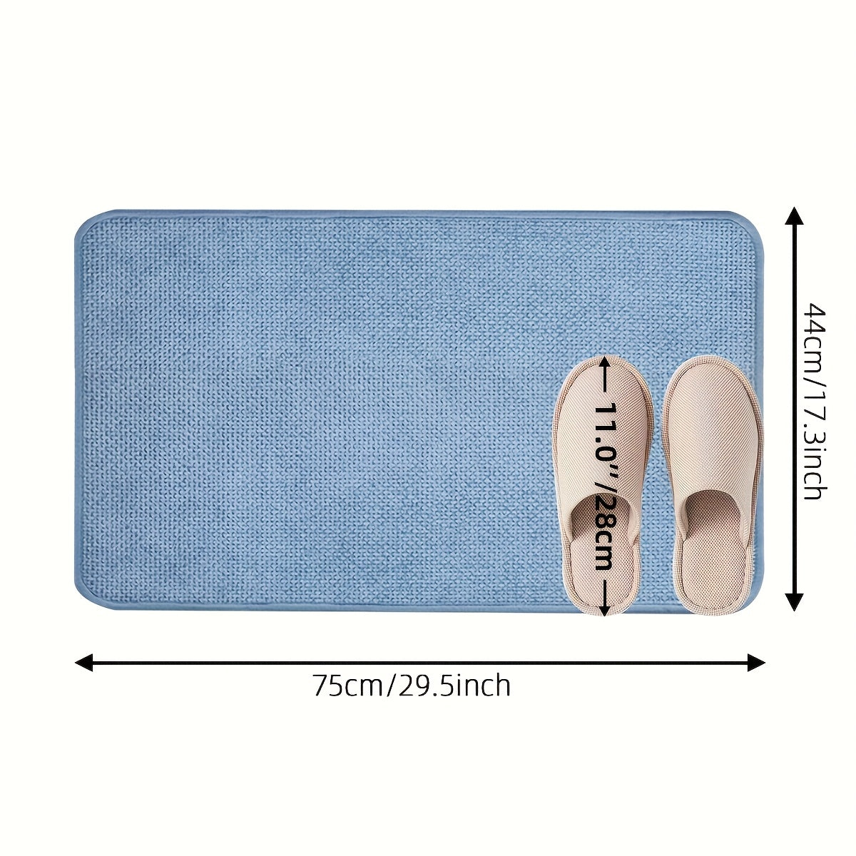 1pc, Anti-slip Absorbent Bath Mat, Bathroom Carpet, Quick-drying Anti-slip Floor Mat, Machine Washable Fade-resistant Comfortable Carpet, Suitable for Shower Room, Bathroom, Bathtub, Hotel Bathroom, Room Decoration, Home Decoration, Father's Day Gift