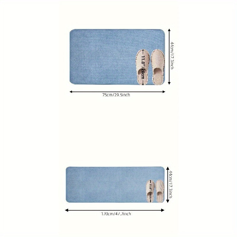 1pc, Anti-slip Absorbent Bath Mat, Bathroom Carpet, Quick-drying Anti-slip Floor Mat, Machine Washable Fade-resistant Comfortable Carpet, Suitable for Shower Room, Bathroom, Bathtub, Hotel Bathroom, Room Decoration, Home Decoration, Father's Day Gift