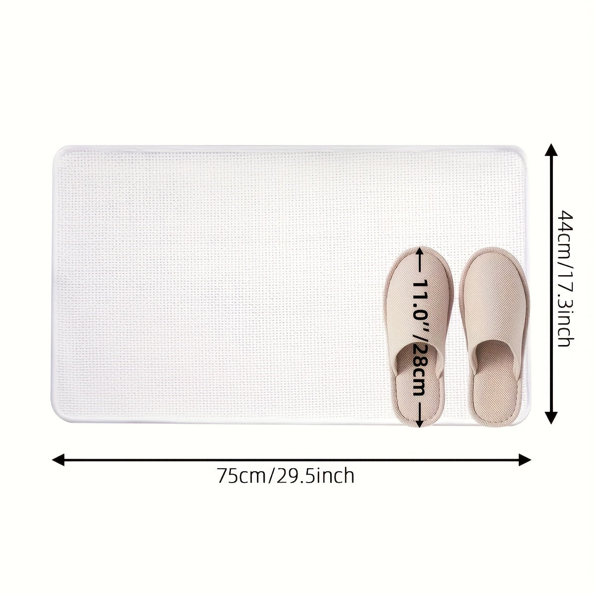1pc, Anti-slip Absorbent Bath Mat, Bathroom Carpet, Quick-drying Anti-slip Floor Mat, Machine Washable Fade-resistant Comfortable Carpet, Suitable for Shower Room, Bathroom, Bathtub, Hotel Bathroom, Room Decoration, Home Decoration, Father's Day Gift