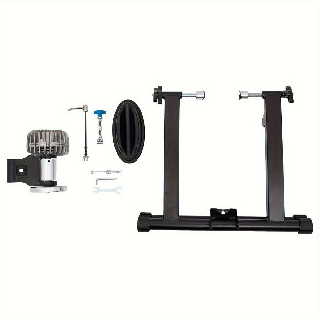 Black Mountain Bike for All 13 Scenes and 8 Festivals - Magnetic Disc Design, Foldable M-Frame Frame, 26-inch Wheel Diameter, 25.98-29.13inch Size, Lightweight and Durable, Suitable for Commuting, Cycling, and Racing