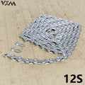 Chain for Bicycles, Suitable for 12-Speed, 126 Links, Compatible with Mountain and Road Bikes, Supports Up to 36 Speed Gears, Smooth Shifting Bicycle Transmission Parts