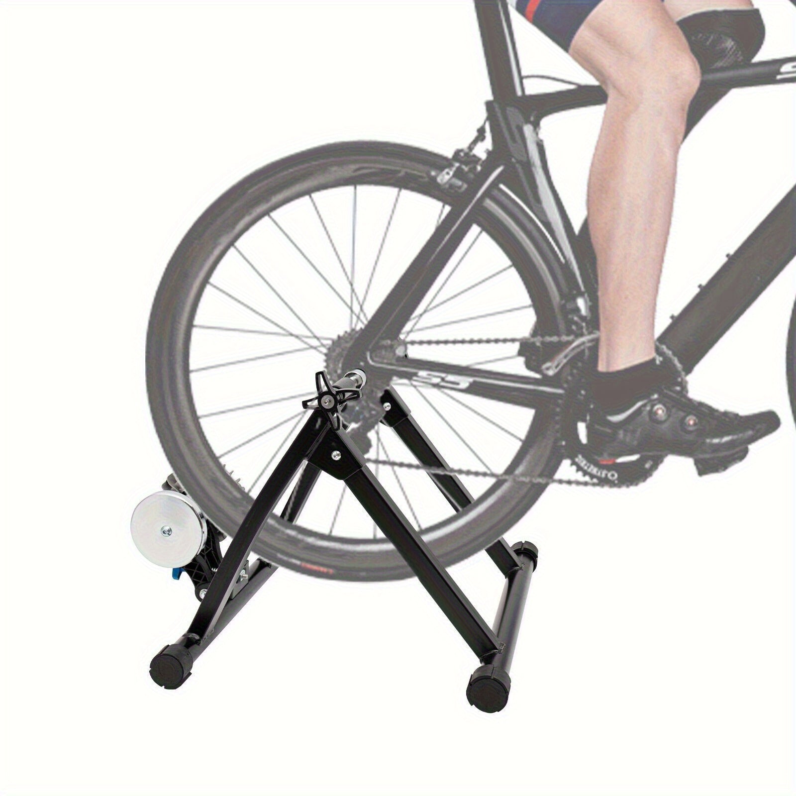 Black Mountain Bike for All 13 Scenes and 8 Festivals - Magnetic Disc Design, Foldable M-Frame Frame, 26-inch Wheel Diameter, 25.98-29.13inch Size, Lightweight and Durable, Suitable for Commuting, Cycling, and Racing