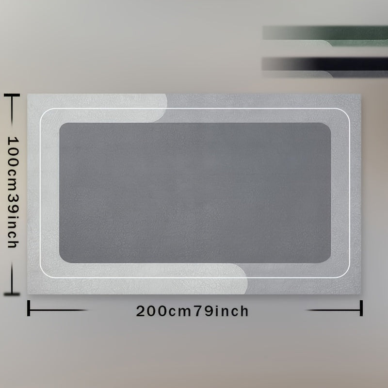 1pc Absorbent Quick-drying Anti-slip Diatom Mud Mud Carpet, Durable PVC Leather Mat for Easy Care, So That You Have A Comfortable And Clean Environment In The Balcony, Bedroom, Kitchen