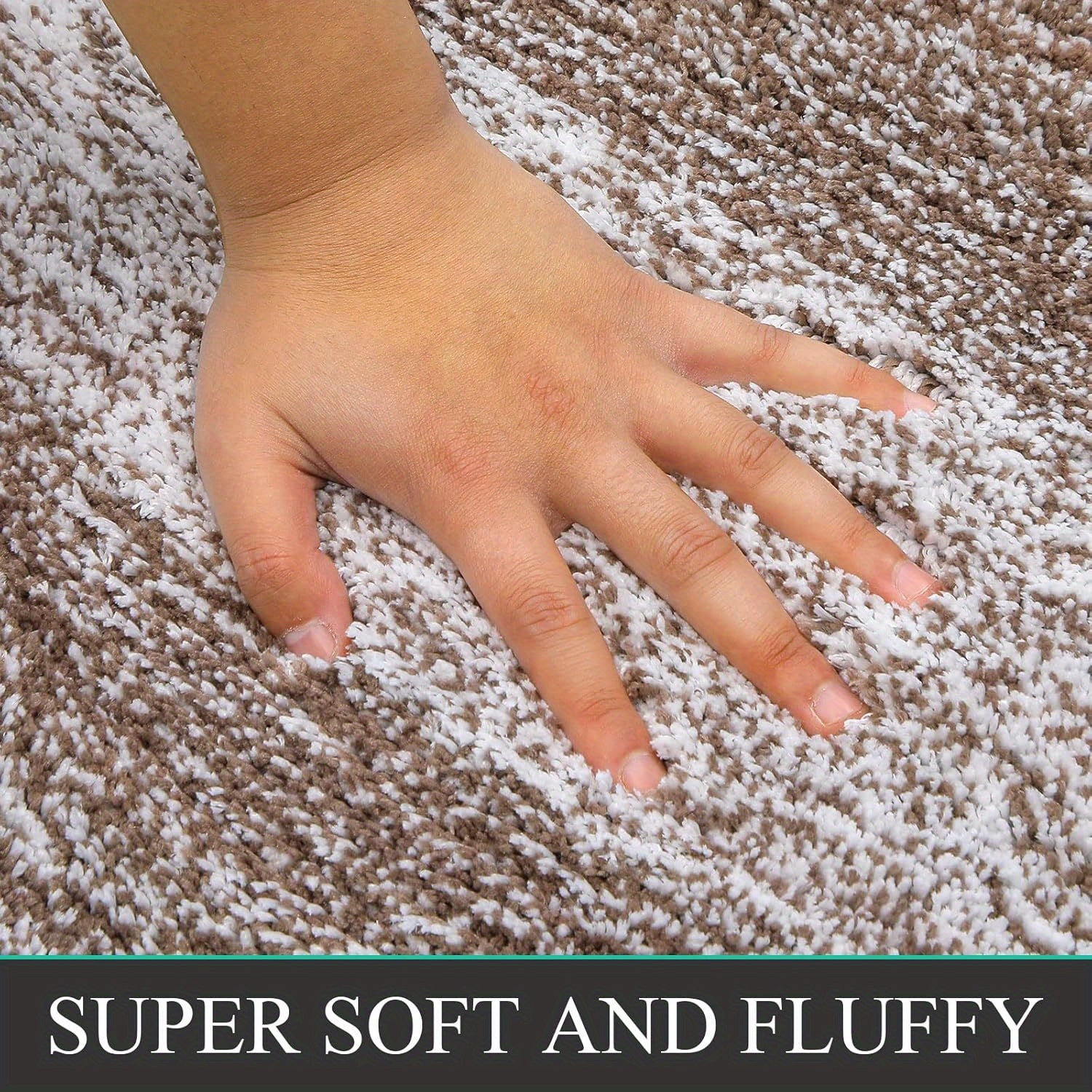 Set of Three Bathroom Rugs Made of Microfiber, Featuring Non-Slip Mats, Soft Shaggy Textures, And Runners. They Are Machine Washable And Come in Sizes 18\