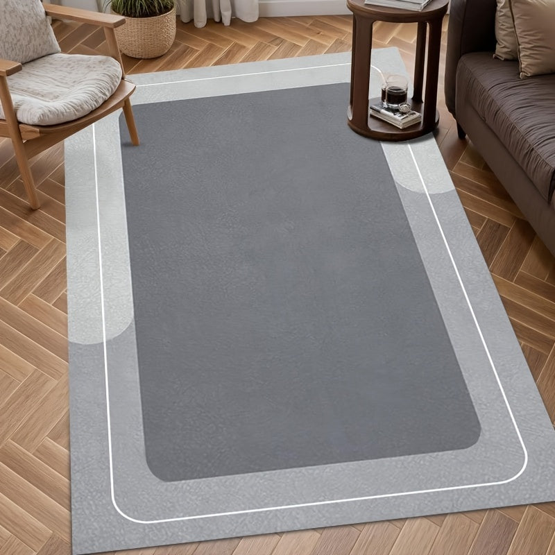 1pc Absorbent Quick-drying Anti-slip Diatom Mud Mud Carpet, Durable PVC Leather Mat for Easy Care, So That You Have A Comfortable And Clean Environment In The Balcony, Bedroom, Kitchen