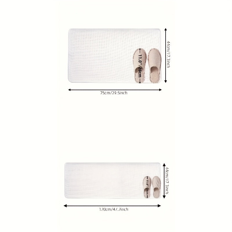 1pc, Anti-slip Absorbent Bath Mat, Bathroom Carpet, Quick-drying Anti-slip Floor Mat, Machine Washable Fade-resistant Comfortable Carpet, Suitable for Shower Room, Bathroom, Bathtub, Hotel Bathroom, Room Decoration, Home Decoration, Father's Day Gift