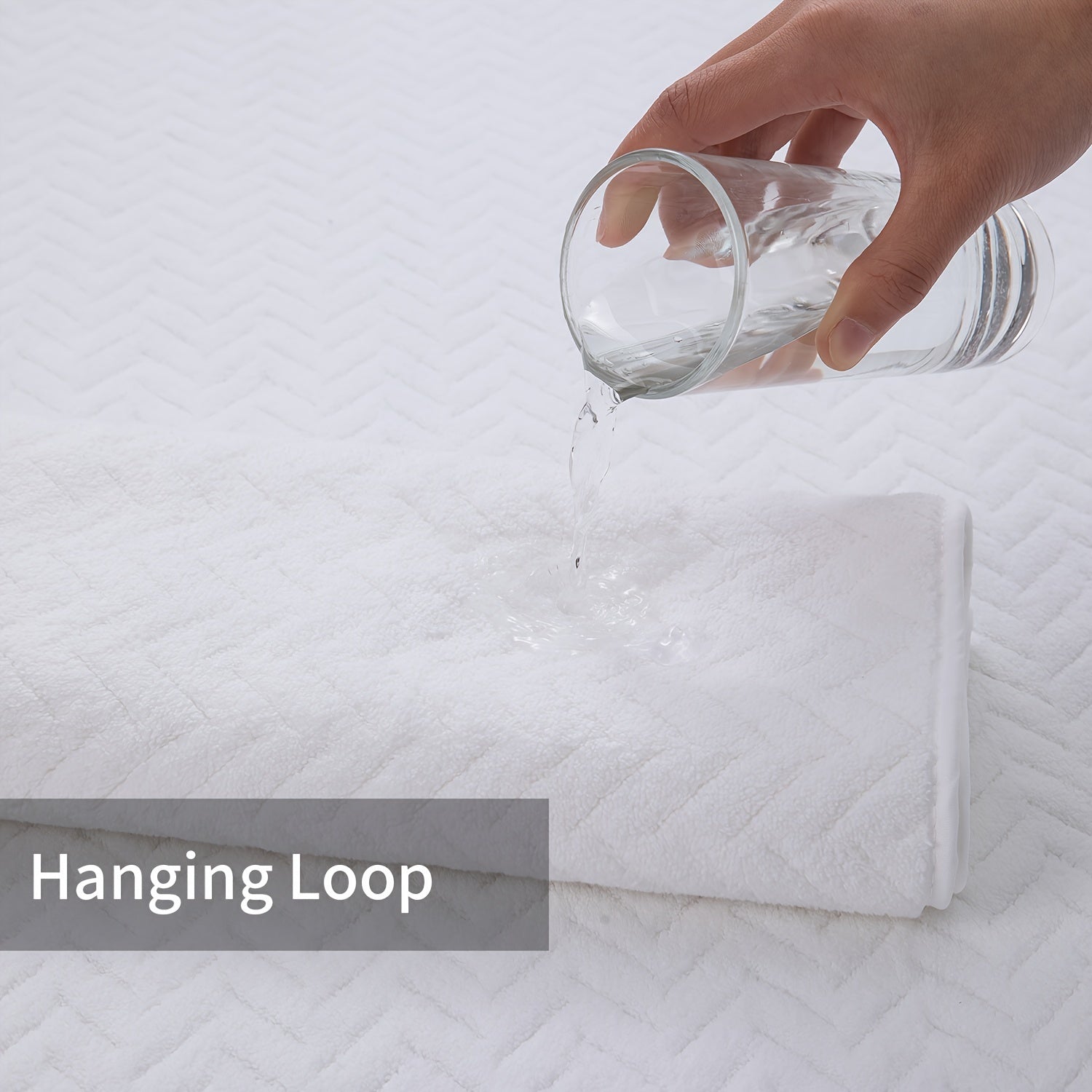 Set of Three Extra- Bath Towels, Measuring 35\