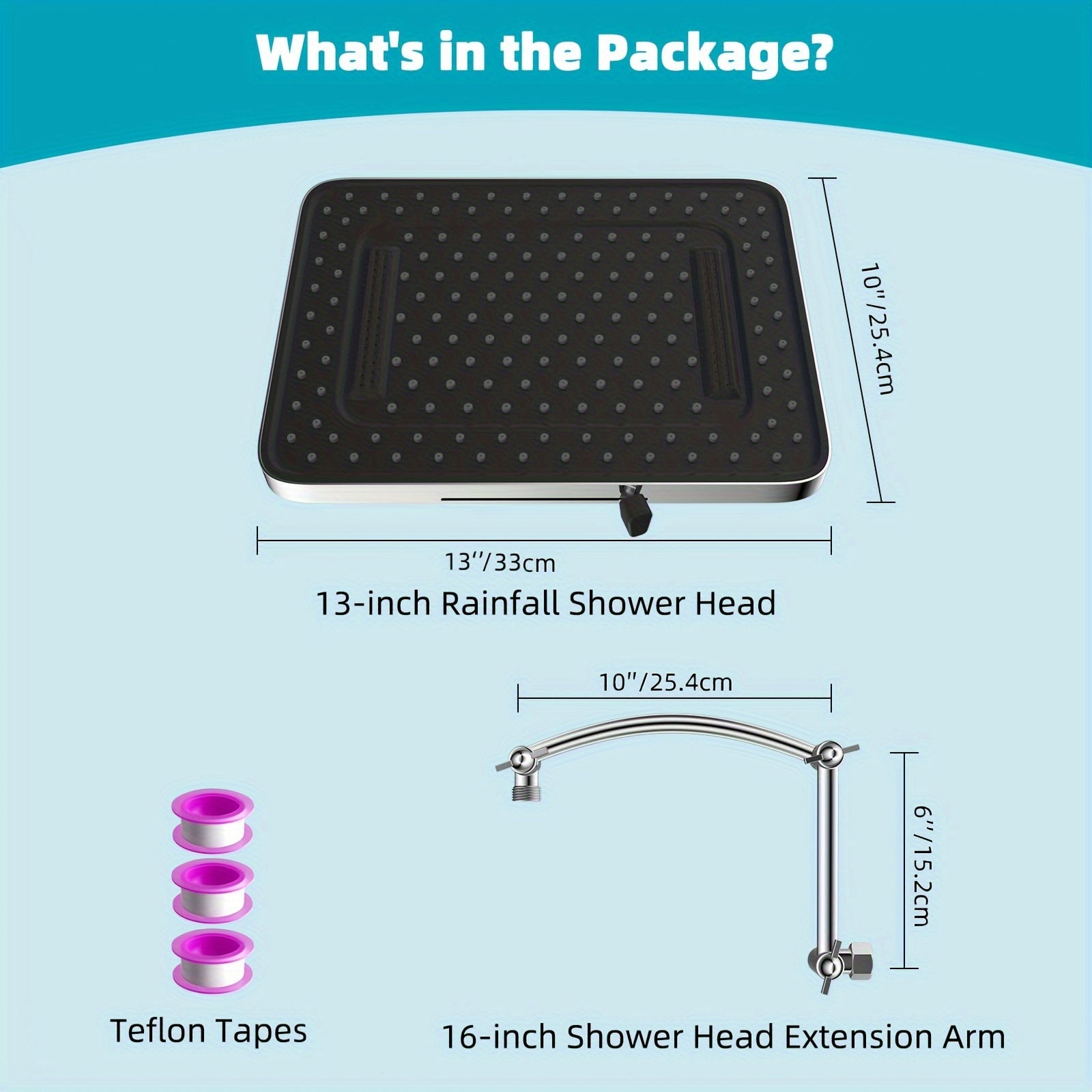 High Pressure Rain Shower Head 13\