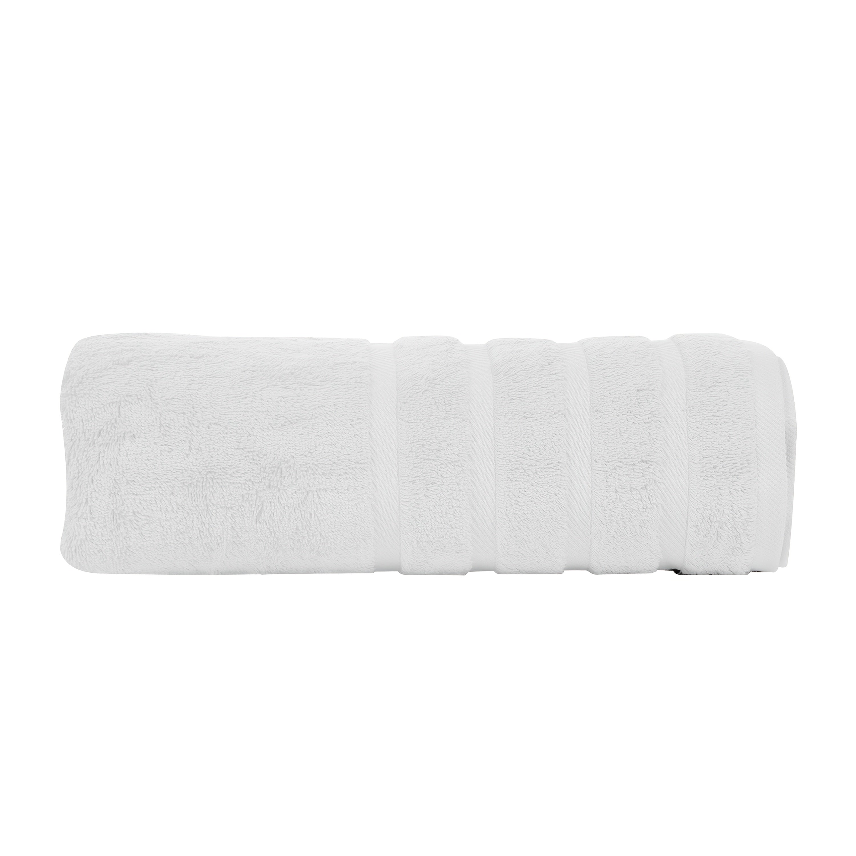 100% Cotton Premium Bath Sheets – 650 GSM (39x79 Inches) Highly Absorbent And Quick Dry Extra Large Luxury Bath Towels – Super Soft Towels For Bathroom, Hotel, White Pack Of 1
